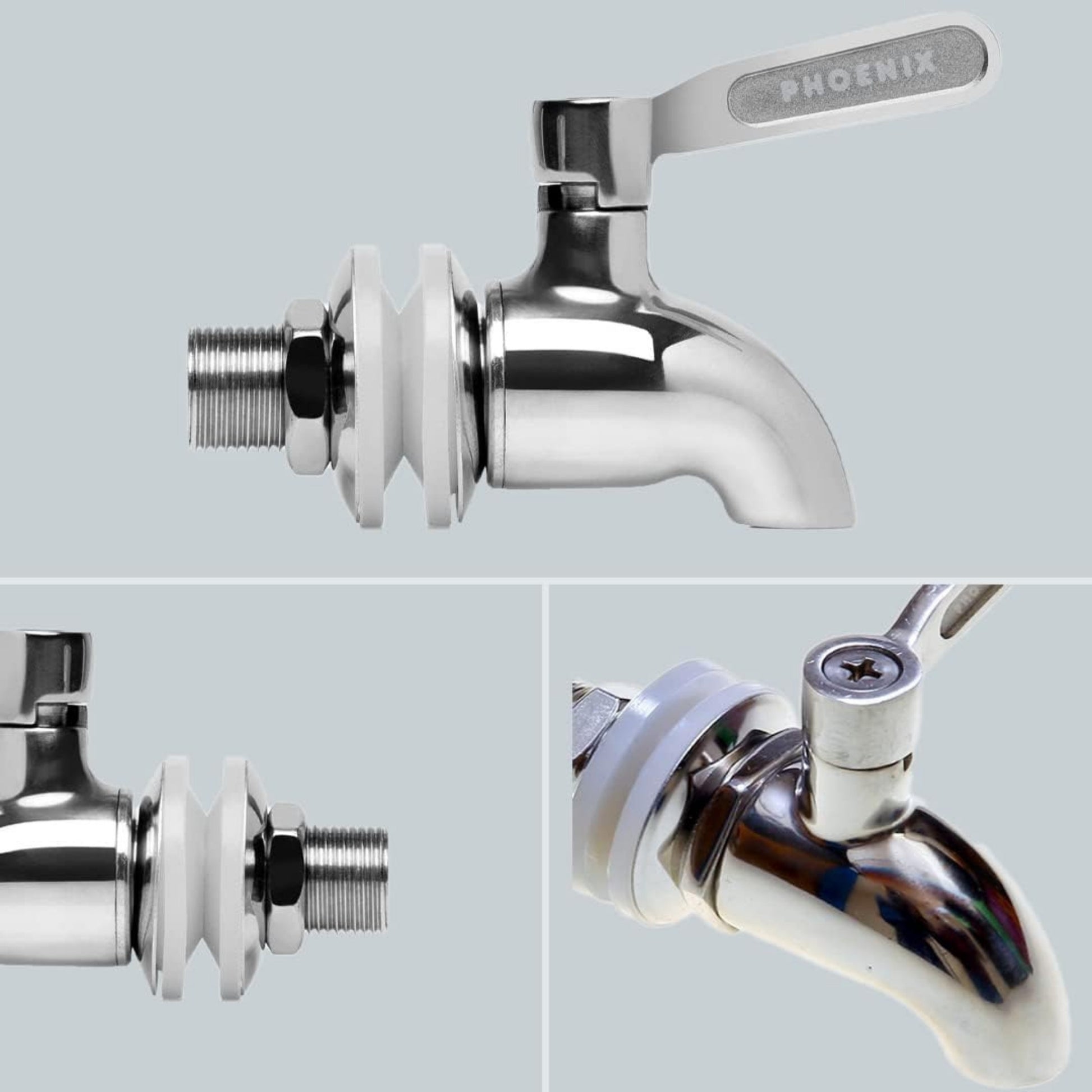 RVS Kraan voor Phoenix Gravity Waterfilters 